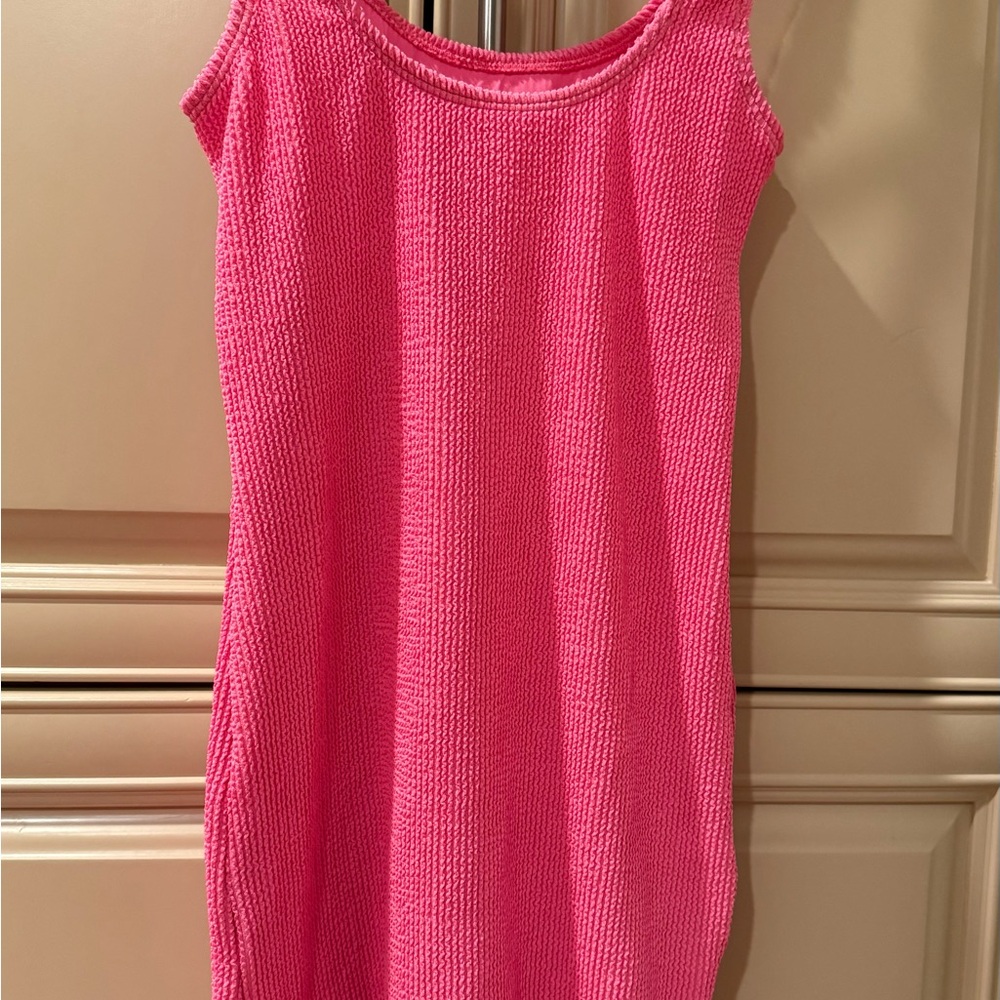 Good American Pink Mini Dress